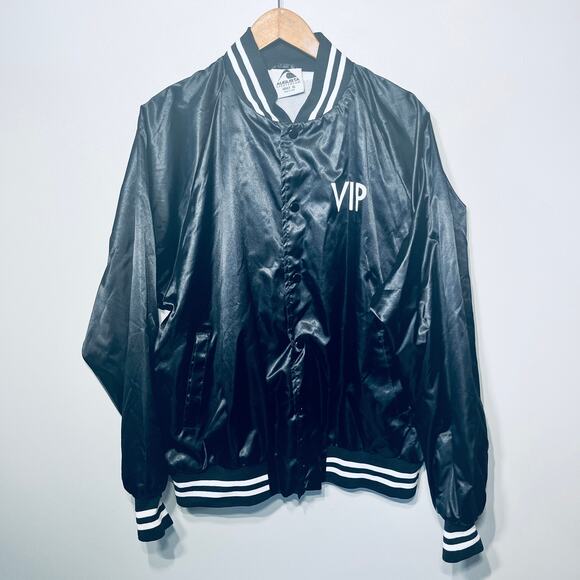 Augusta Jacket Keith Urban VIP Graffiti U Tour Black Satin Backstage Concert XL - Picture 1 of 6